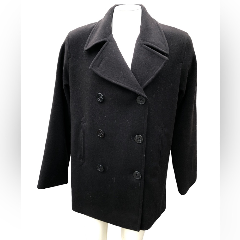 J.PERCY Nautical Button Wool Coat - Picture 2 of 14